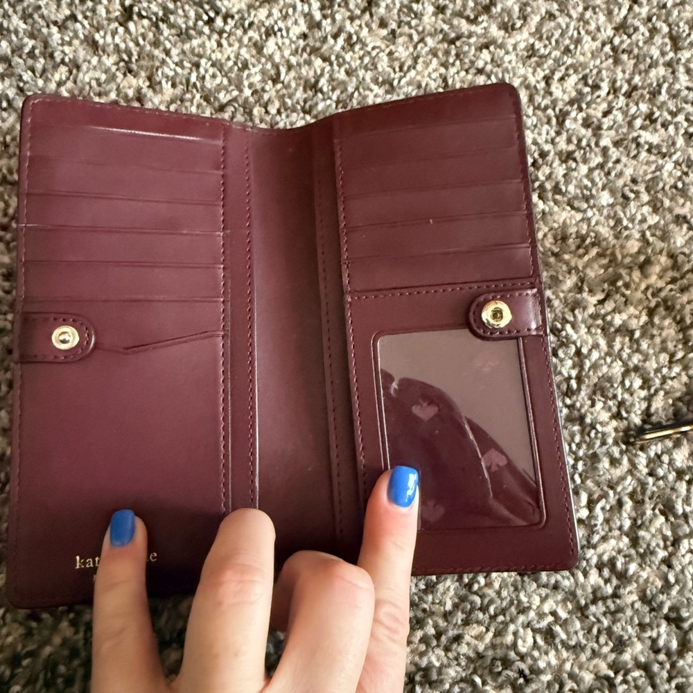 Kate Spade Crossbody Bag in Gray and Burgundy - Picture 5 of 5